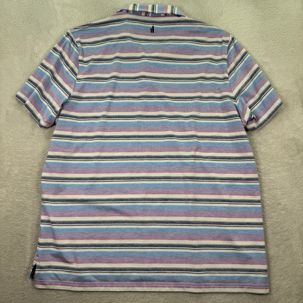 Johnnie-O Men's XXL Polo Shirt Striped Performance Golf Sun Protection Preppy - Picture 6 of 8